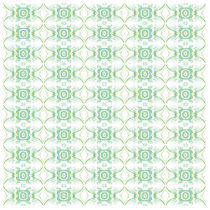 White and Pale Green Flower Pattern. Cut Outs