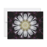 White and Purple Flower invitations