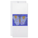 White Angled Sulphur Butterfly Rack Card