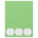 White Apple. Solid Apple Shape. Custom flyers