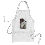 White Arabian Horse Pictures Apron