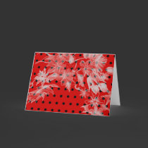White Array Greeting Card