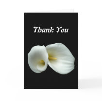 White Arum Lilies Greeting Cards