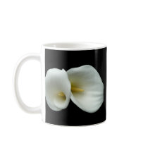 White Arum Lilies Mug
