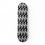 White Assualt Rifles Skateboard