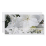 White Azalea - Save the date - photo cards
