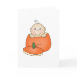 White Baby in Pumpkin