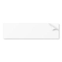 White  Background Bumper Sticker