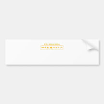 White Balance Bumper Stickers
