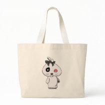 White Beanbag Bunny