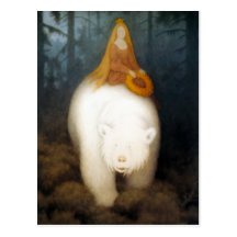 White Bear King Valemon Post Card