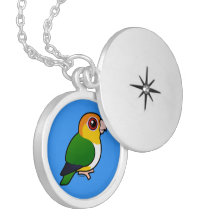 White-bellied Parrot Personalized Necklace