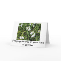 White Bells Sympathy Card