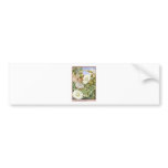 White Bindweed Fairy bumper stickers