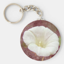 White Bindweed - The Wild Perennial Morning Glory Key Chain