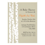 White Birch Tree/ Baby Shower Invitations