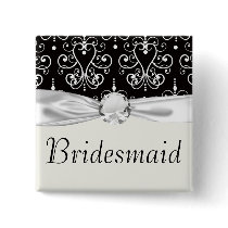 white black heart chandelier shabby damask pattern pinback buttons