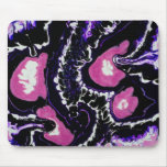 White,Black,Pink and Purple - Mousepad
