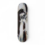 White black/tree Skateboard