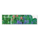 White bog orchid bumper stickers