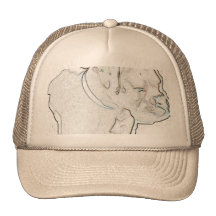 White Boxer Hat