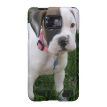 White Boxer Puppy Samsung Galaxy Case