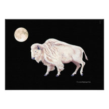 White Buffalo Full Moon Invites