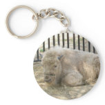 White buffalo Keychain
