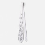 White butterfly -bypatriciaBC ties
