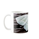WHITE BUTTERFLY MUG