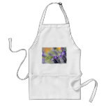 White Butterfly on Lavender aprons