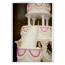 White Cake Greeting Cards