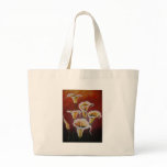 White Calla Lilies Tote Bags