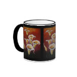 White Calla Lilies mugs