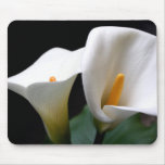 White Calla Lily Flower Mouse Pad mousepads