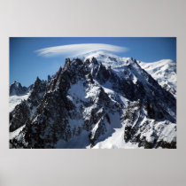 White Cap:  The Summit of Mont Blanc Poster