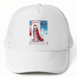 White Cat Cap Mesh Hats