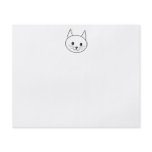 White Cat Personalized Flyer