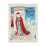 White Cat Postcard