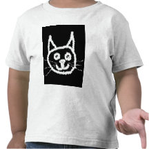 White Cat. Shirt