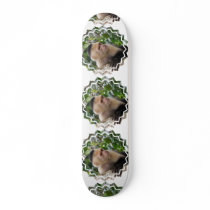 White Cheeked Capuchin Monkey Skateboard