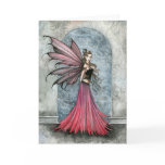 White Christmas Fairy Card by Molly Harrison