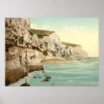 White Cliffs of Dover, Kent, England Poster