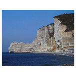 White cliffs on Normandy coast, France flyers