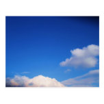 White Clouds & Blue Sky Post Card
