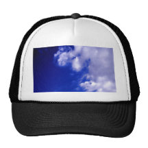 White Clouds & Blue Sky Trucker Hat