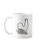 WHITE COCK mugs