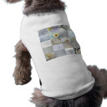 White Color Photograph Collage Pet Tshirt