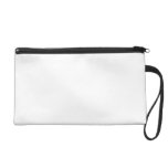 White Colour Wristlet