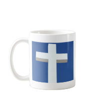 White Cross Coffee Mug